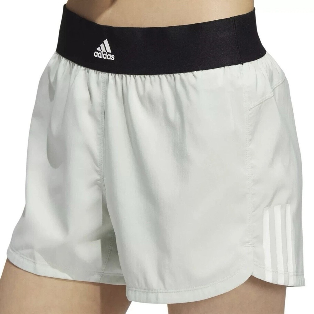 Adidas Womens AEROREADY High Waist Training Shorts HT3311 Green Size XS NWT